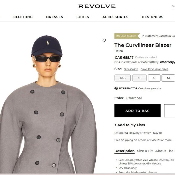 Helsa The Curvilinear Blazer - Picture 13 of 13